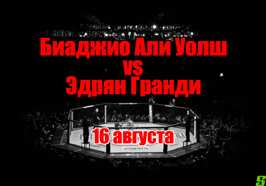 Биаджио Али Уолш – Эдрян Гранди прогноз на бой 16 августа